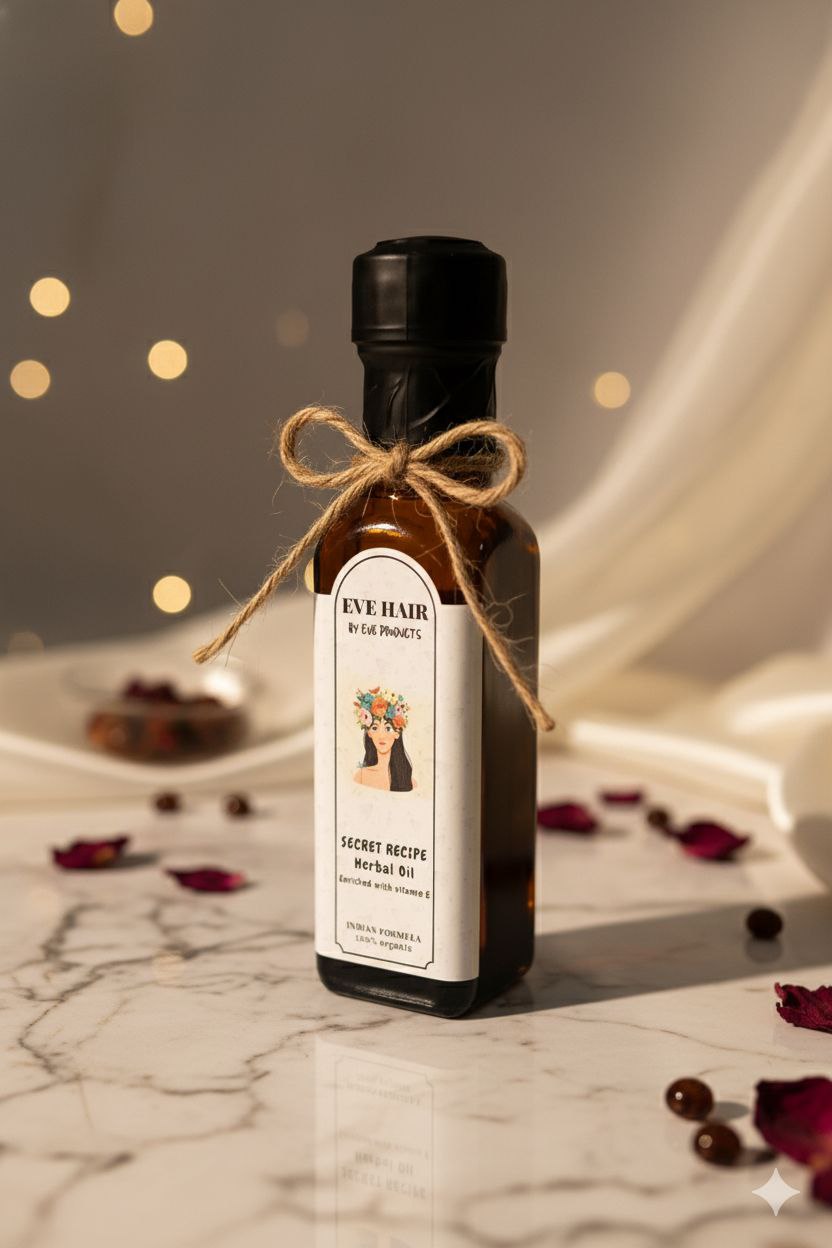 🌿 التركيبة الهندية لمنع تساقط الشعر | EVE Hair™